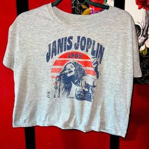 Janis Joplin crop top Medium